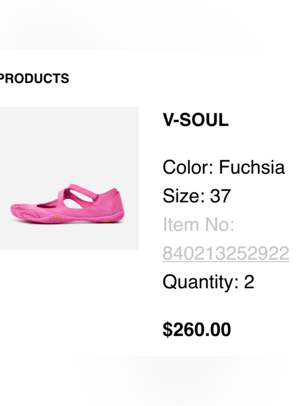 Vibram V-Soul Athletic Mary Jane in Fuchsia